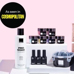 Nailboo Dip Powder Nail Kit & 15 colors